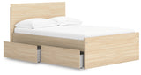 Open storage drawer on Onita Full Panel Bed