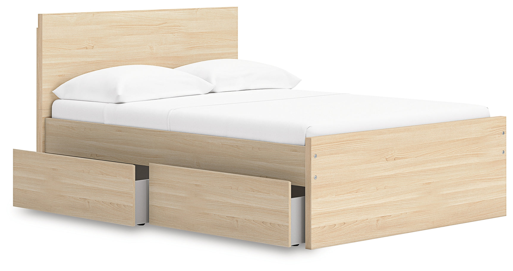 Open storage drawer on Onita Full Panel Bed