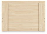Back view of Onita Full Panel Platform Bed