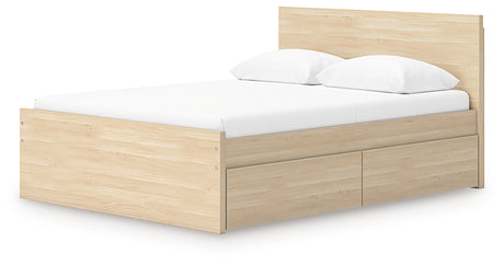 Side profile of Onita full panel bed