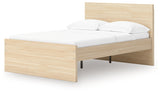 Back view of Onita Full Panel Bed