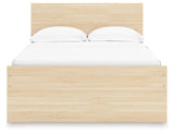 Onita bed showing platform slats and frame