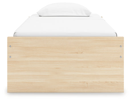 Headboard front view of Onita Twin Platform Bed