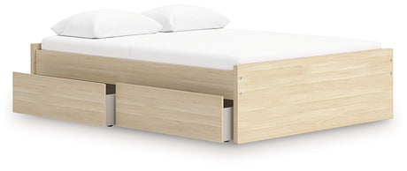 Onita bed storage drawer detail