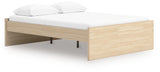 Onita Queen Platform Bed detailed headboard close-up