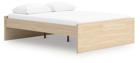 Onita Queen Platform Bed detailed headboard close-up