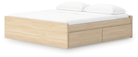 Onita King Platform Bed back view