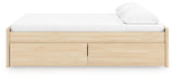 Onita King Platform Bed overview from above