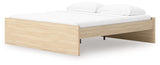 Back view of Onita King platform bed