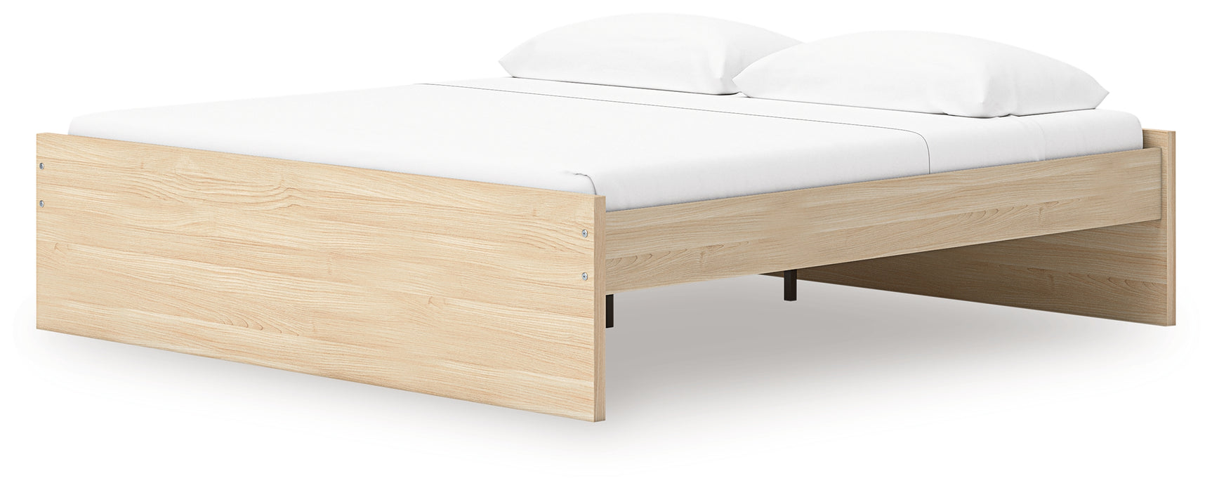 Back view of Onita King platform bed