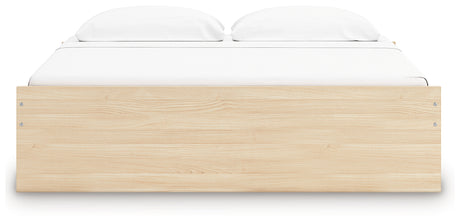 Platform bed side profile