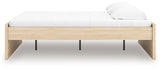 Onita bed corner detail with natural laminate finish