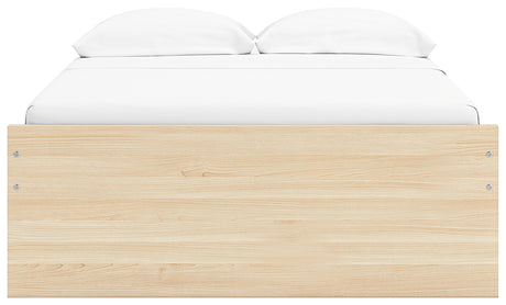 Contemporary Onita Platform Bed assembled view