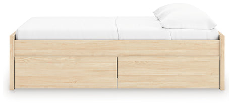 Onita Full Platform Bed installed in modern bedroom setting