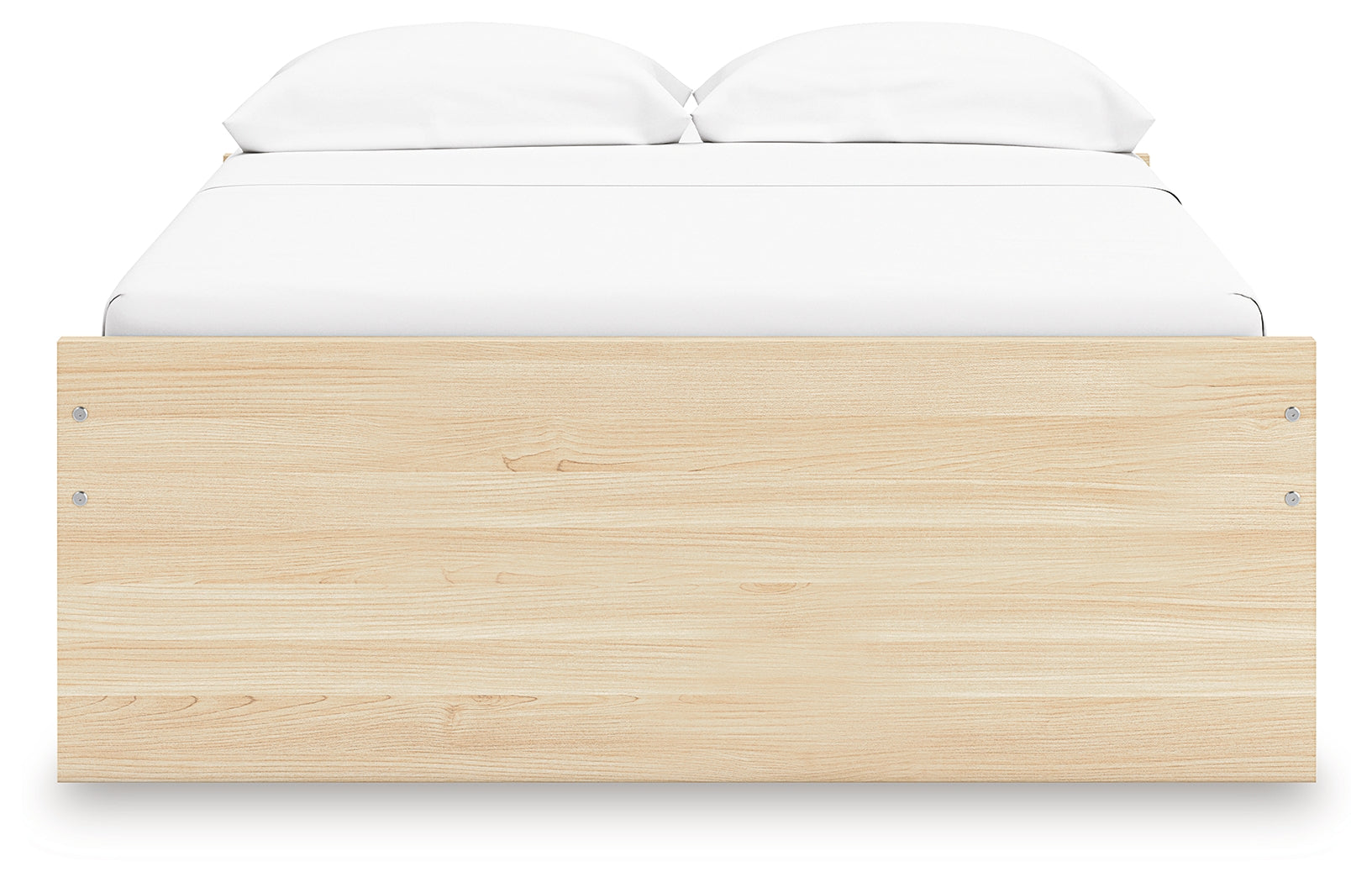 View of Onita platform bed from corner