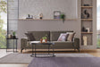 Evora Khaki Green 3-Seater Sofa Bed front view