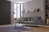 Evora Khaki Green sofa bed close-up of fabric texture