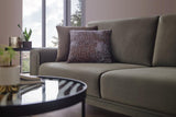 Evora Khaki Green sofa bed armrest detail