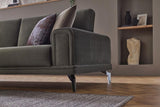 Evora Khaki Green sofa bed seating area