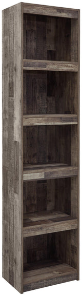 Side angle of Derekson Multi Gray Pier TV Stand