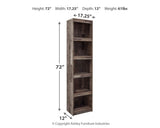 Dimension diagram for Derekson Multi Gray Pier TV Stand