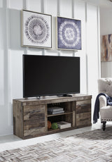 Derekson 60 inch Multi Gray TV Stand side view