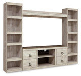 Willowton 4-Piece Entertainment Center side angle