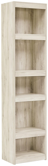 Bellaby Whitewash TV Pier angled side view
