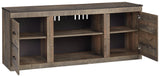 Trinell TV Stand open storage compartments