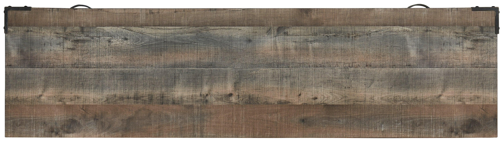 Top view showing plank finish and surface texture