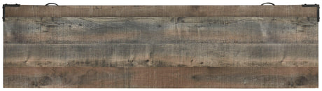 Top view showing plank finish and surface texture