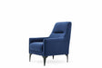 Fortuna Navy Blue Armchair front view