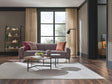 Fortuna Brown 2.5-Seater Sofa main front view