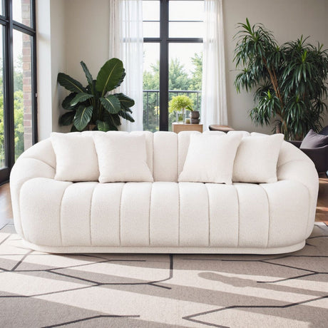 Wendy Cream Boucle Sofa main view
