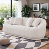 Wendy Cream Boucle Sofa side view