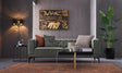 Dorian Green 3-Seater Sofa front view with green upholstery and pillows