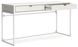Alternate angle showing overall modern design of Deznee desk