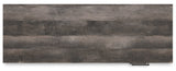 Shawburn White Dark Charcoal Gray 54" Home Office Desk