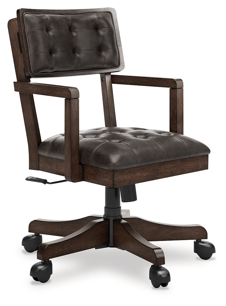 Breckington office chair angled side view