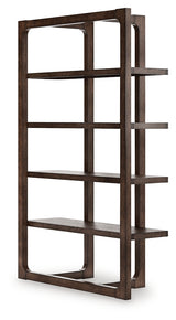 Breckington bookcase alternate angled side view
