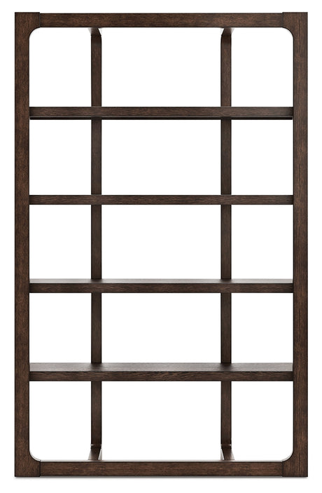 Breckington bookcase head-on front view