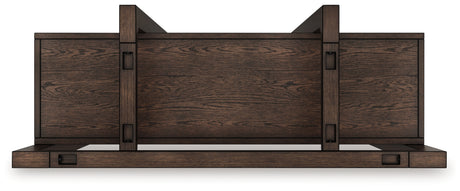 Breckington bookcase top view