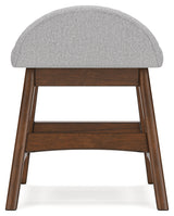Desk back view