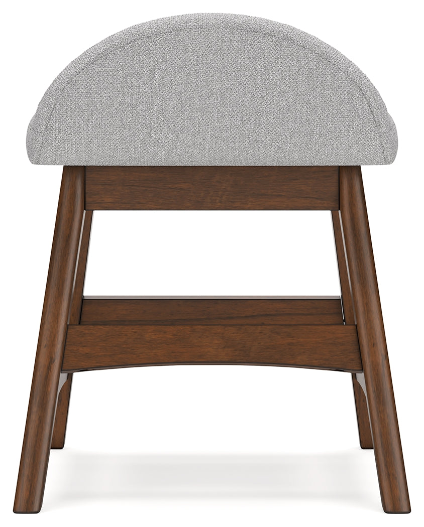 Desk back view