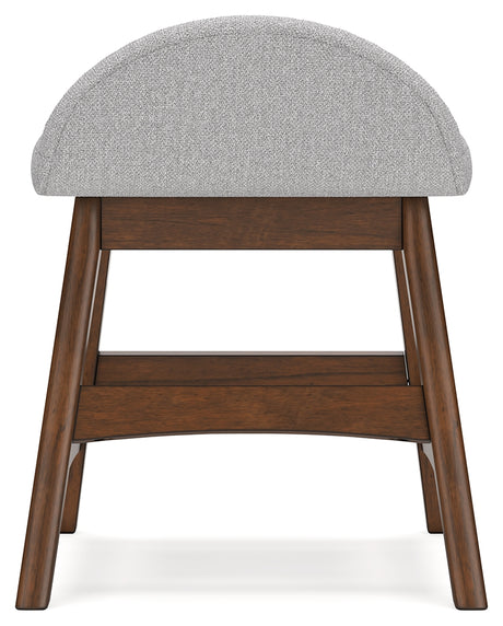 Desk back view