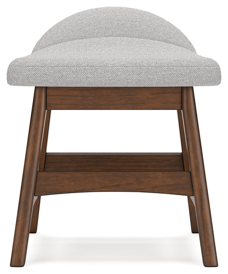 Back view of Lyncott Desk and chair showing mid-century design