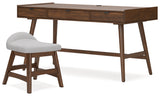 Lyncott home office desk angle view