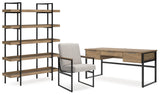 Montia home office set with storage unit