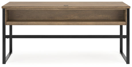 Montia desk open drawer detail