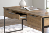 Close up of Montia desk finish